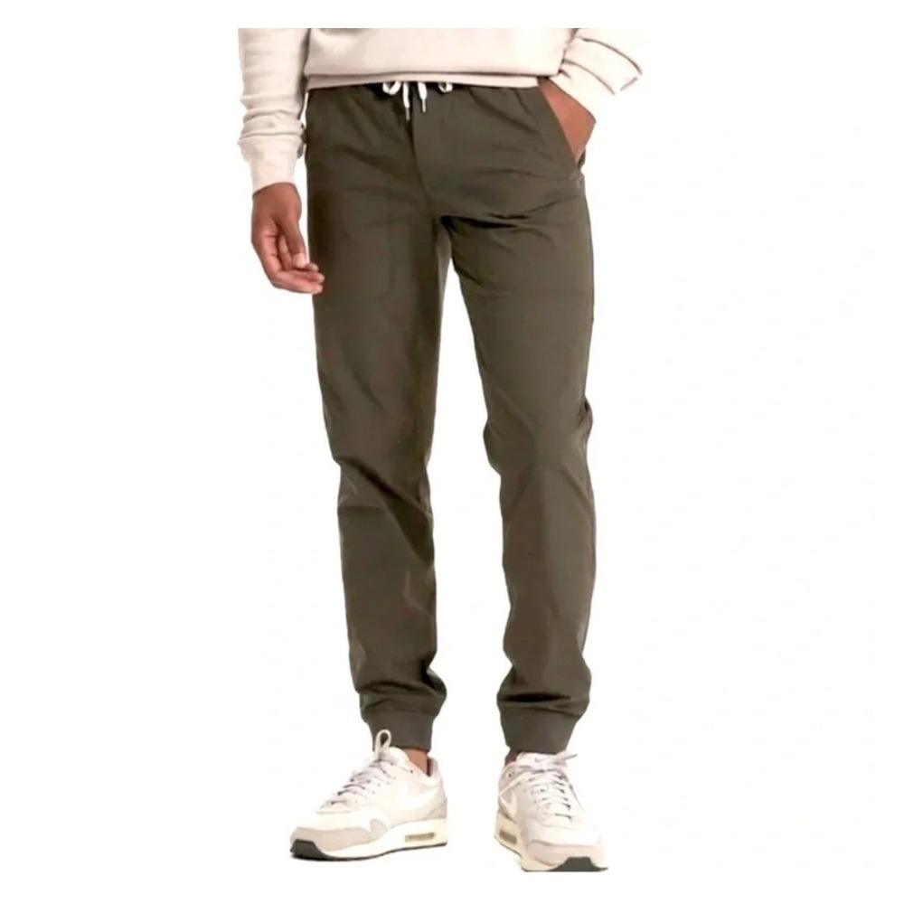 Vuori Mens‎ Meta Jogger Dark Oregano Green Performance Stretch Pants Size M